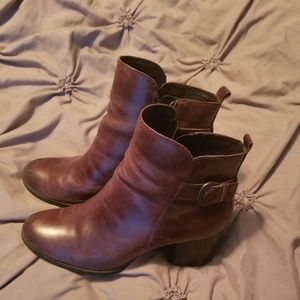 Born Oxblood Booties